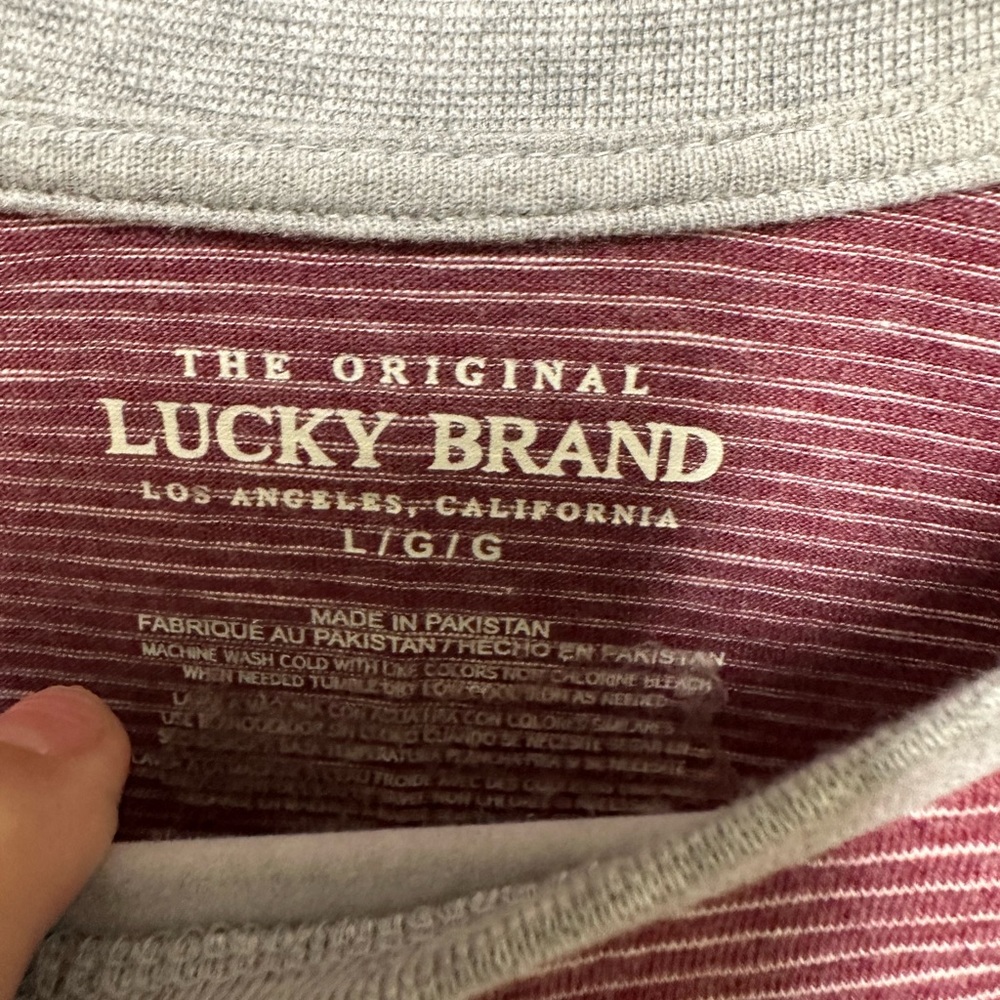 Lucky Brand striped tshirt - Picture 2 of 4